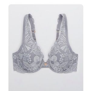 Aerie Real Power Plunge Unlined Bra size 32D